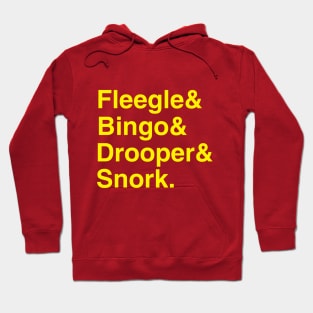 Retro Kids Show List Hoodie